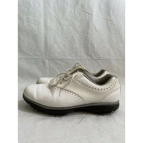 FootJoy Emerge Womens Golf Shoes White Leather 8.5 - Picture 4 of 12